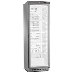 Armoire frigorifique vitrée ventilée 400L inox AISI 441 classe B avec éclairage LED et régulation électronique - Diamond - 0637902468005_0