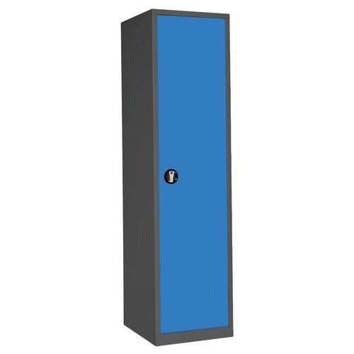 ARMOIRE HAUTE VIDE 500 X 580 X HT 1950 ANTHRACITE/ BLEU 5012 - ANJOU TOLERIE
