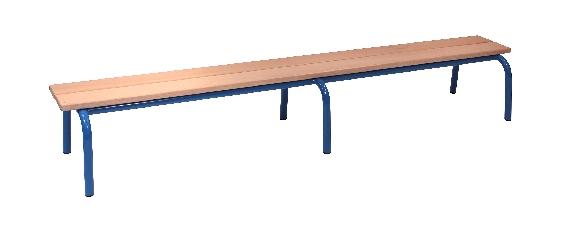 BANC MATERNELLE SANS DOSSIER LONGUEUR 120 CM T3 COLORIS JAUNE RAL 1023 - MANUTAN COLLECTIVITÉS