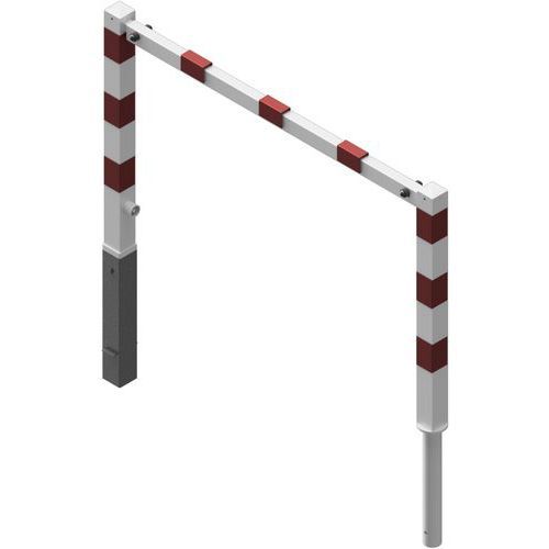 BARRIÈRES PIÉTONS BLOCAGE PIVOTANT BARRE SUPÉRIEURE-1500MM - SCHAKE