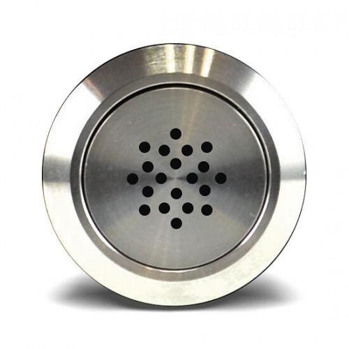 BOUTON POUSSOIR DE SIGNALISATION EN ACIER INOXYDABLE - 24V 85DB - SANS HALO IZYX