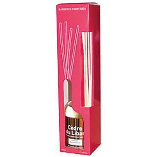 BRINS DE PARFUM EN BAMBOU 100ML AVEC SENTEUR CÈDRE DU LIBAN