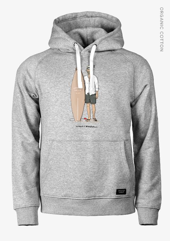 Hoodie - Nimbus x Rodrigo Saldaña - Brownsville Men - Le Soul Surfer - Gris chiné - Nimbus_0