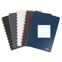 CAHIER SPIRALES ATOMA POLYPROPYLÈNE TENDANCE - A5 16,5 X 21CM - PETITS CARREAUX - 144 PAGES