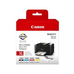 Canon PGI1500XL Pack 4 cartridges Zwart cyaan magenta geel (9182B004) - 000000170008440751_0
