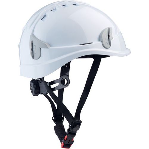 CASQUE MONTEUR AÉRÉ AVEC JUGULAIRE DE COULEUR NOIR - SINGER SAFETY