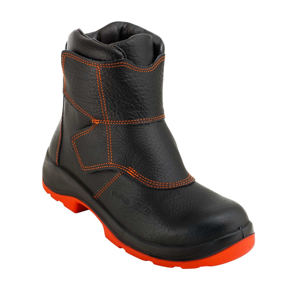 CHAUSSURE DE SÉCURITÉ MONTANTE SOUDEUR VOLCA S3 HI-3 HRO WG SRC GASTON MILLE - TAILLE 44