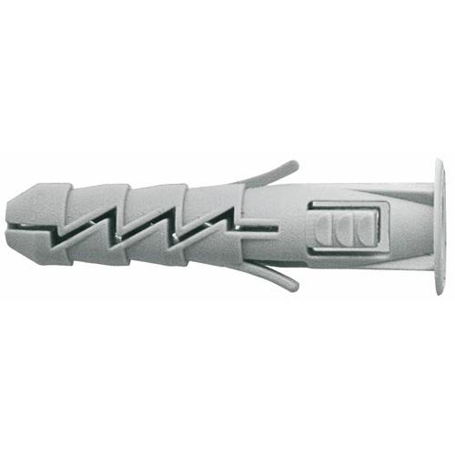 CHEVILLES NYLON AVEC COLLERETTE - DIAMÈTRE 8 MM - 100 PIÈCES - FIX RAWL