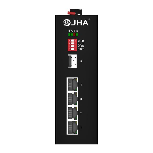 Commutateurs - switch - jha - 4 10/100 / 1000tx poe / poe + et 1 1000x sfp - jai-igs14p_0