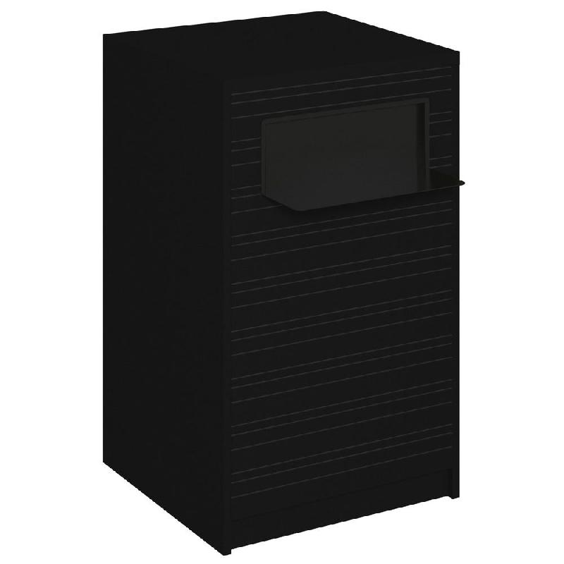 Comptoir Vertigo H T04 noir solo L60cm 1 tabl.Couliss.2tabl.Amoviblesnoir_0