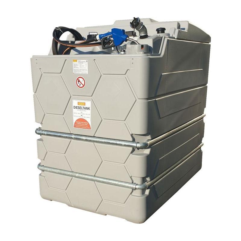Cuve 2 500 litres BLUE CUBE Indoor ECO - Double paroi PE, pompe 230V 32 l/min, CEMO - 91318_0