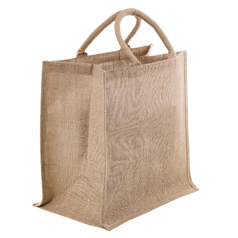 ECOLOMIQUE - 5 Pcs - Sac cabas en jute brun 370x230mm H360mm - beige textile 294BAGJU3723_0
