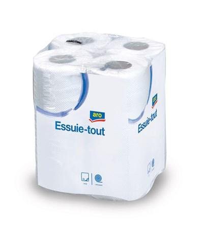 ESSUIE TOUT BLANC 4 ROULEAUX ARO (VENDU PAR 8)
