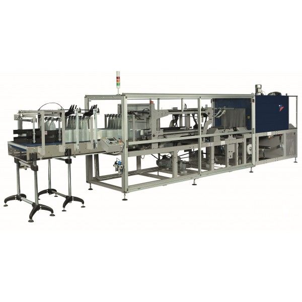 Fardeleuse automatique - Sofra Film - sous rétractable PEBD - grandes cadences jusqu'à 80 packs/min_0