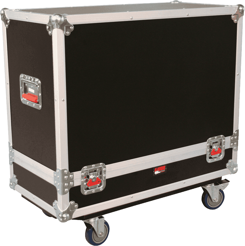 Flight case professionnel pour amplificateurs - Gator G-Tour - Lift off Lid - Bois et aluminium - Roulettes incluses_0