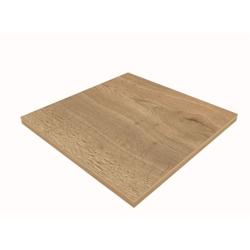 France Mobilier CHR Plateau stratifié Chêne Halifax naturel 46mm 70x70cm hôtel restaurant - 3760326522897_0