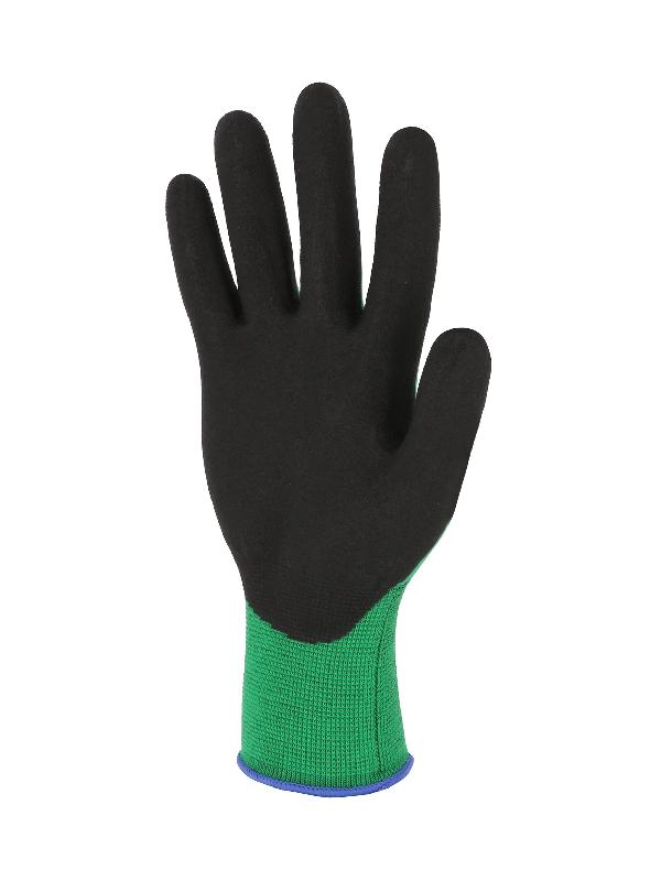 Gants dextérité polyamide vert - Enduction souple PVC HPT - Taille 8 - Réf. 961201_0