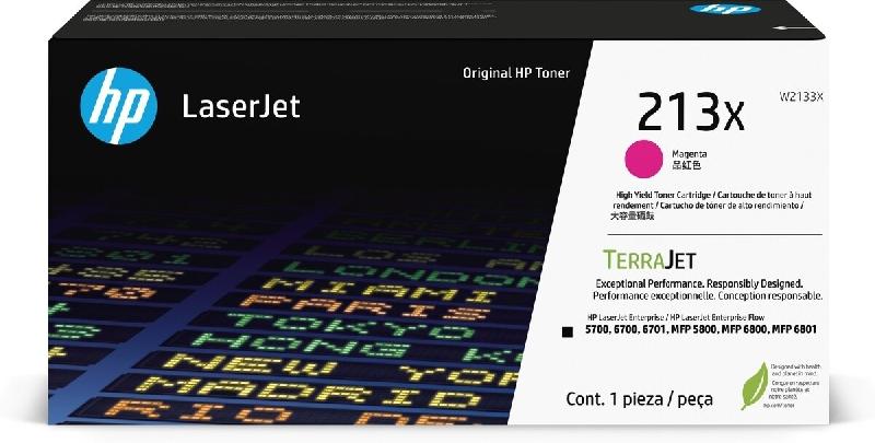 Hp 213X - Cartouche de toner magenta haute capacité authentique - W2133X_0
