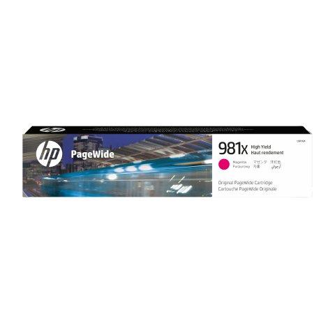 HP 981X CARTOUCHE PAGEWIDE MAGENTA GRANDE CAPACITÉ AUTHENTIQUE