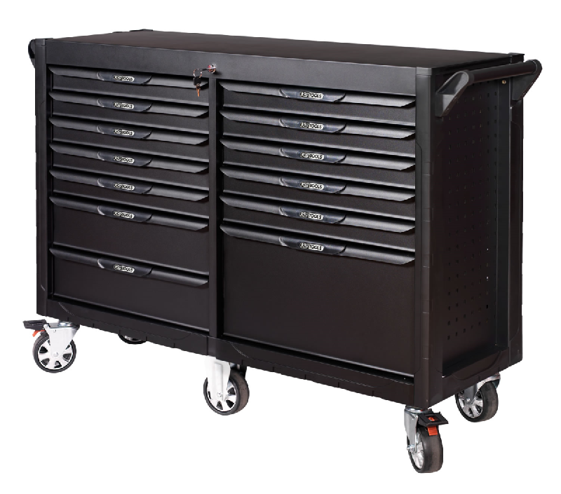 KSTOOLS - Servante d'atelier 13 tiroirs et 6 roues avec système de verrouillage - 816.0013_0
