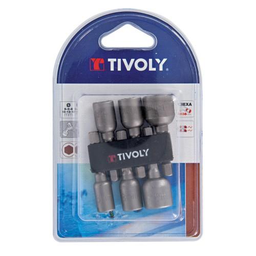 LOT DE 6 EMBOUTS - Ø6 À 13 MM TIVOLY