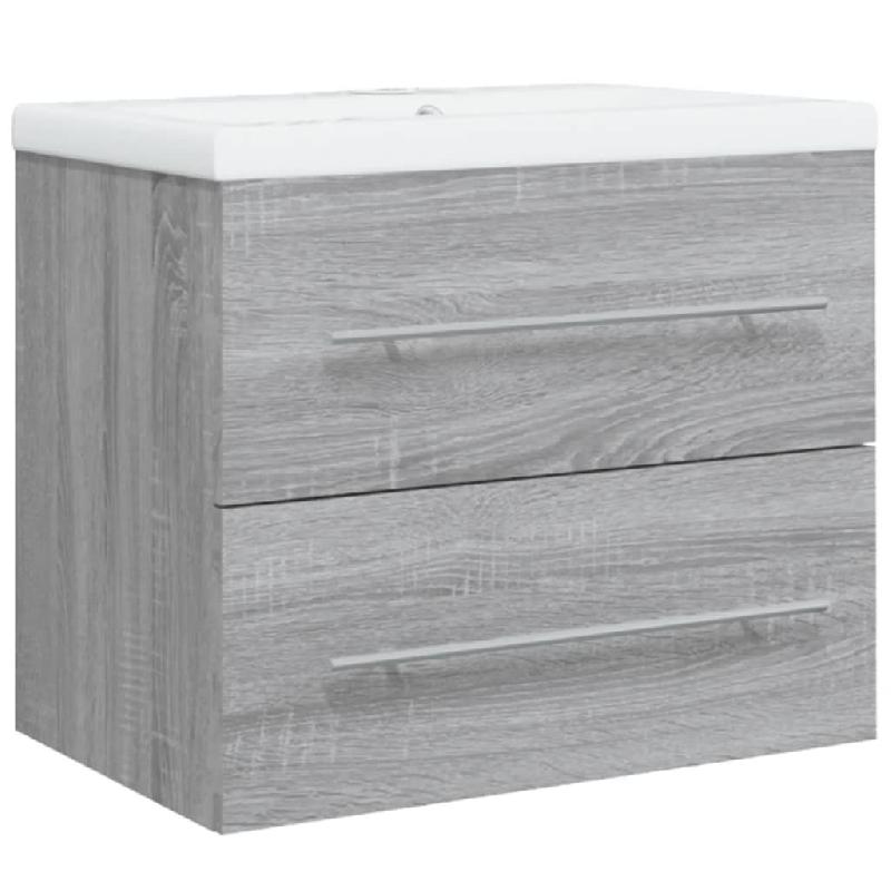 MEUBLE LAVABO AVEC BASSIN INTÉGRÉ SONOMA BOIS D\'INGÉNIERIE GRIS 02_0006879_0