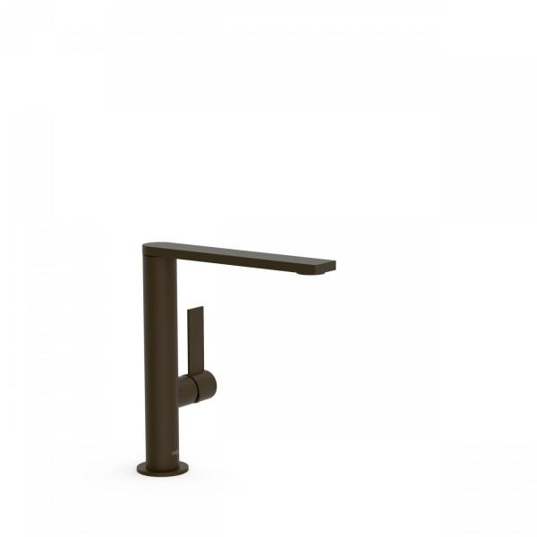 MITIGEUR LAVABO BEC 34X10 MM. NOIR MÉTALLISÉ BROSSÉ - TRES 21130501KMB