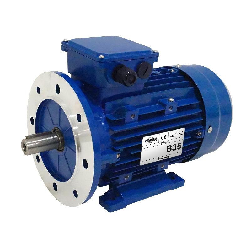 Moteur électrique Triphasé 400/700v 7,5 Kw 3000 Tr/min  - Ms132s224b35 Bride B35 - Bobinage Cuivre_0