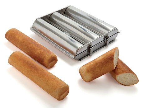 MOULE À TOAST ROND TRIPLE INOX D.4.5 X L.30 CM 180 G