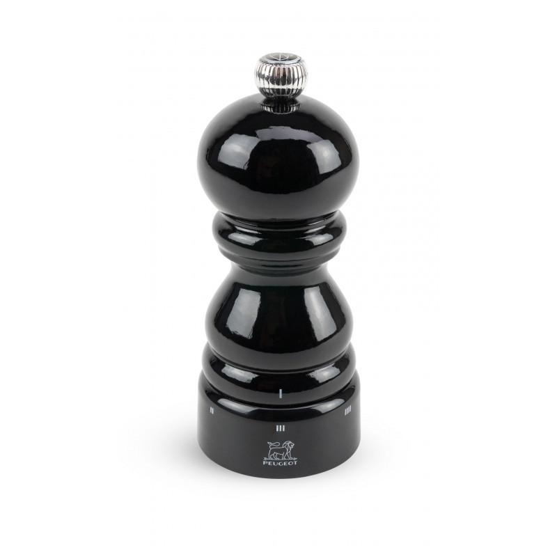 MOULIN À SEL HÊTRE 12CM NOIR LAQUÉ   - PEUGEOT - PARIS CLASSIC