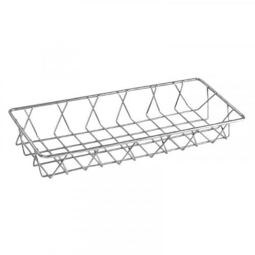 PANIER DE PRÉSENTATION EN INOX 150 X 350 MM OLYMPIA