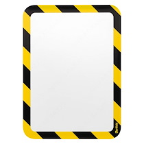 POCHETTES ADHÉSIVES SÉCURITÉ A4 TARIFOLD JAUNE - LOT DE 2