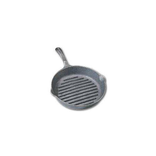 POÊLE GRILL RONDE EN FONTE PROFESSIONNELLE VOGUE - 267 MM DE DIAMÈTRE