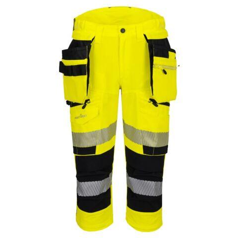 PORTWEST DX402 PANTACOURT DX4 HV JAUNE/NOIR - TAILLE 41