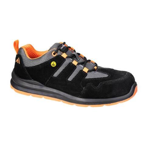 PORTWEST FE07 CHAUSSURE ESD COMPOSITE S1 SR FO NOIR/ORANGE - TAILLE 46