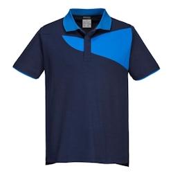 Portwest - Polo de travail manches courtes PW2 Noir / Gris Taille 3XL - XXXL 5036108357574_0