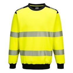 Portwest - Sweat-shirt  manches longues à col rond haute visibilité PW3 Orange / Noir Taille 4XL - XXXXL orange PW379YBR4XL_0