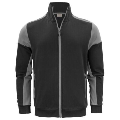 PRINTER PRIME PRIME SWEATSHIRT FULLZIP HOMMES NOIR/GRIS ACIER - TAILLE XL