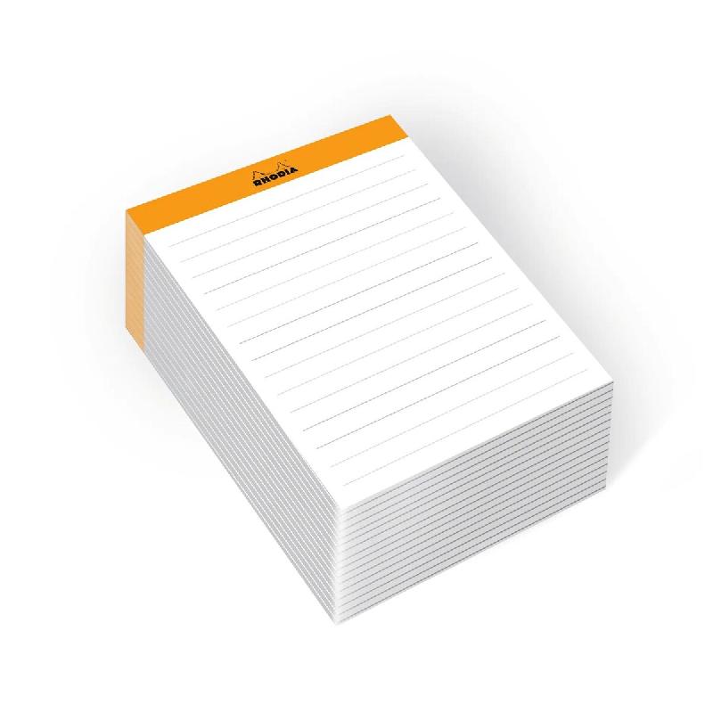 RHODIA Bloc Memo N°13 240 feuillets 105x148mm 80 g/m² ligné - blanc 194047C_0