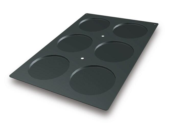 Schneider - Moule à gâteau en silicone Biscuit, 40 x 60 cm, Ø 160 mm, Hauteur : 10 mm - noir silicone 115312_0