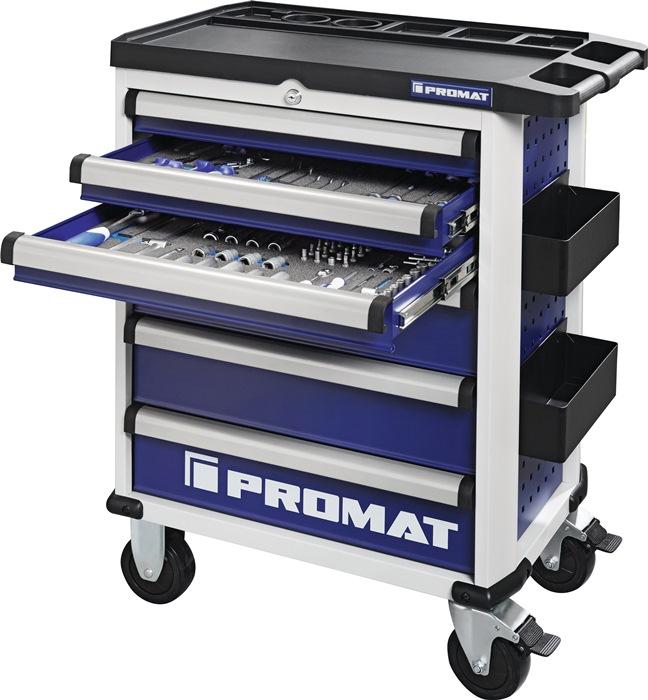 Servante atelier l.775xP470xH1000 mm 6 tiroirs 96 pièces PROMAT_0