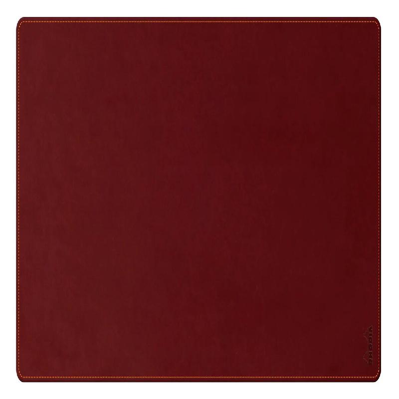 Sous-main Rhodiarama M - 40x80 cm, en simili cuir italien souple, coloris lie de vin - rouge 194271C_0