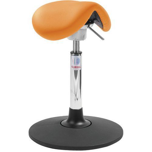 SIÈGE DALTON SWAY FLEXMATIC-IMITATION CUIR-MEDIUM-ORANGE - GLOBAL PROFESSIONAL SEATING