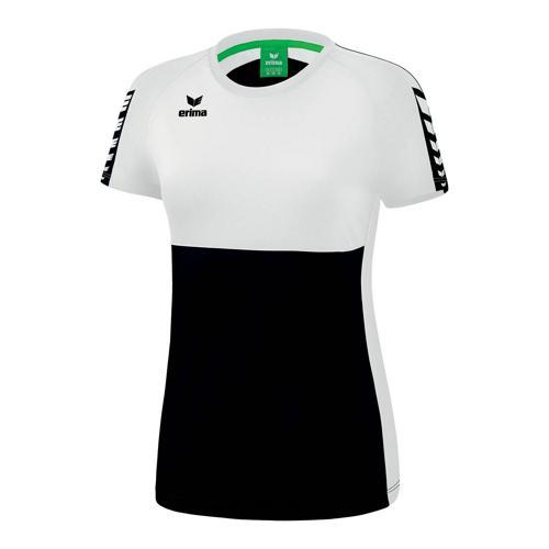 T-SHIRT FEMME - ERIMA - SIX WINGS NOIR/BLANC