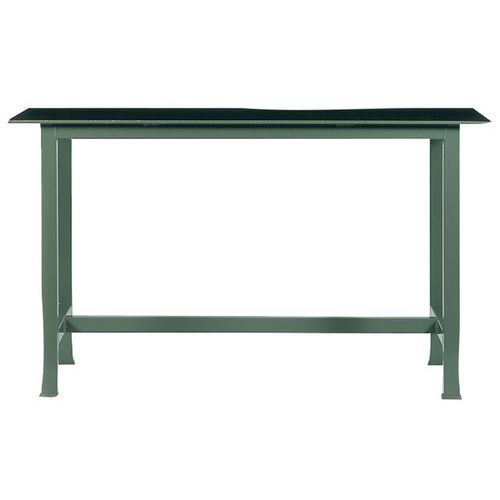 TABLE À SOUDER VERT/GRIS L:150 CM MAT.:ACIER