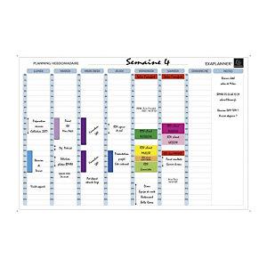 TABLEAU PLANNING MAGNÉTIQUE EXACOMPTA HEBDOMADAIRE