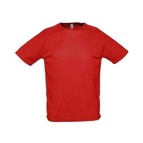 TEE-SHIRT PERSONNALISABLE UNI TECHNIC PES ADULTE ROUGE