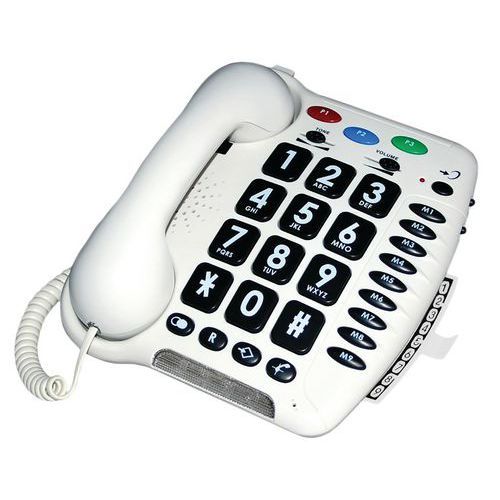 TÉLÉPHONE FILAIRE AMPLIFIÉ 30DB CL100 - GEEMARC