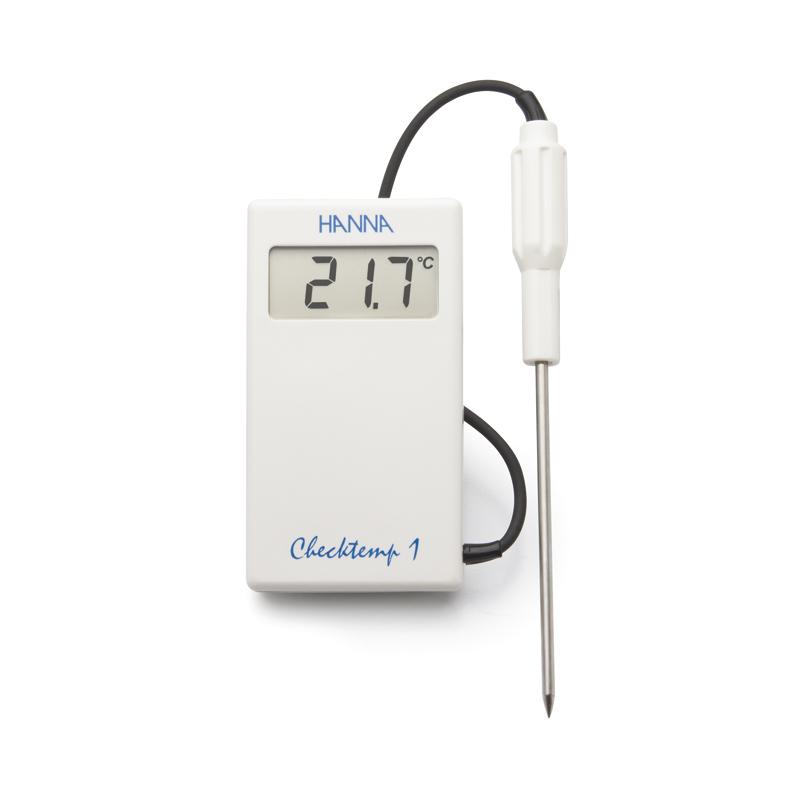 Thermomètre de précision Checktemp®1 - sonde déportée, câble 1 m, conforme EN13485 - HI98509 - étanche IP65_0