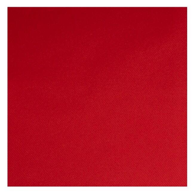 Thouy Serviettes en soft aspect tissu rouge 40 x 40 cm x50 - 3701114801930_0